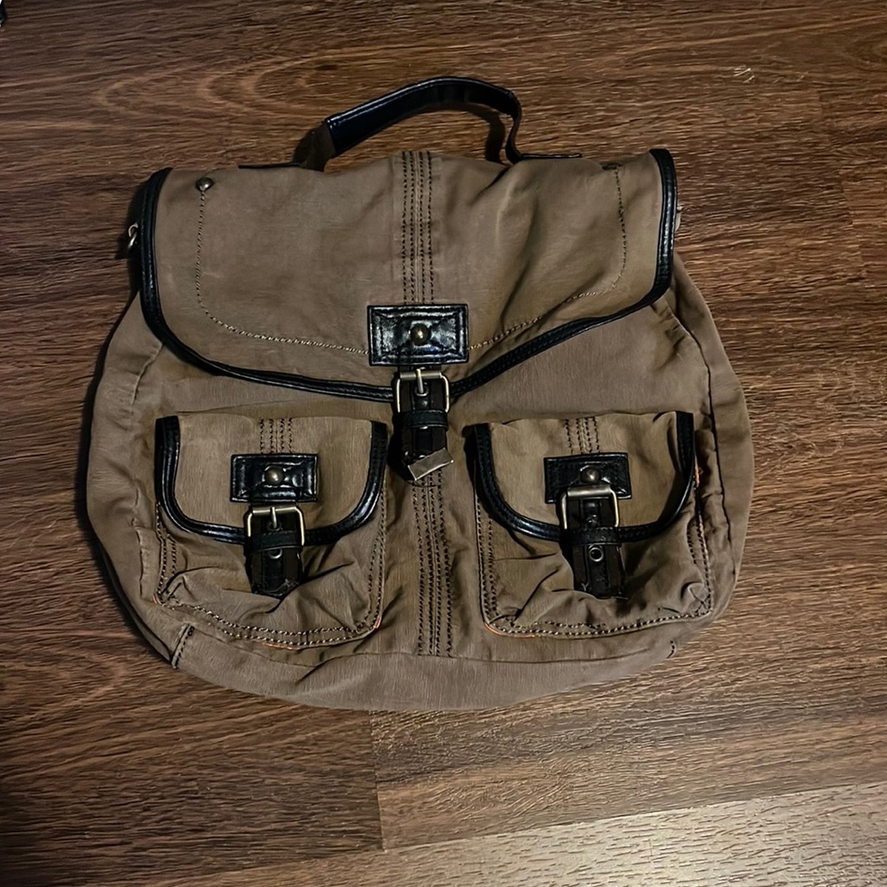 Brown messenger bag